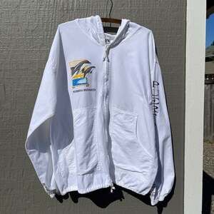 Vintage Puerto Peñasco Cotton Zip Up Hoodie